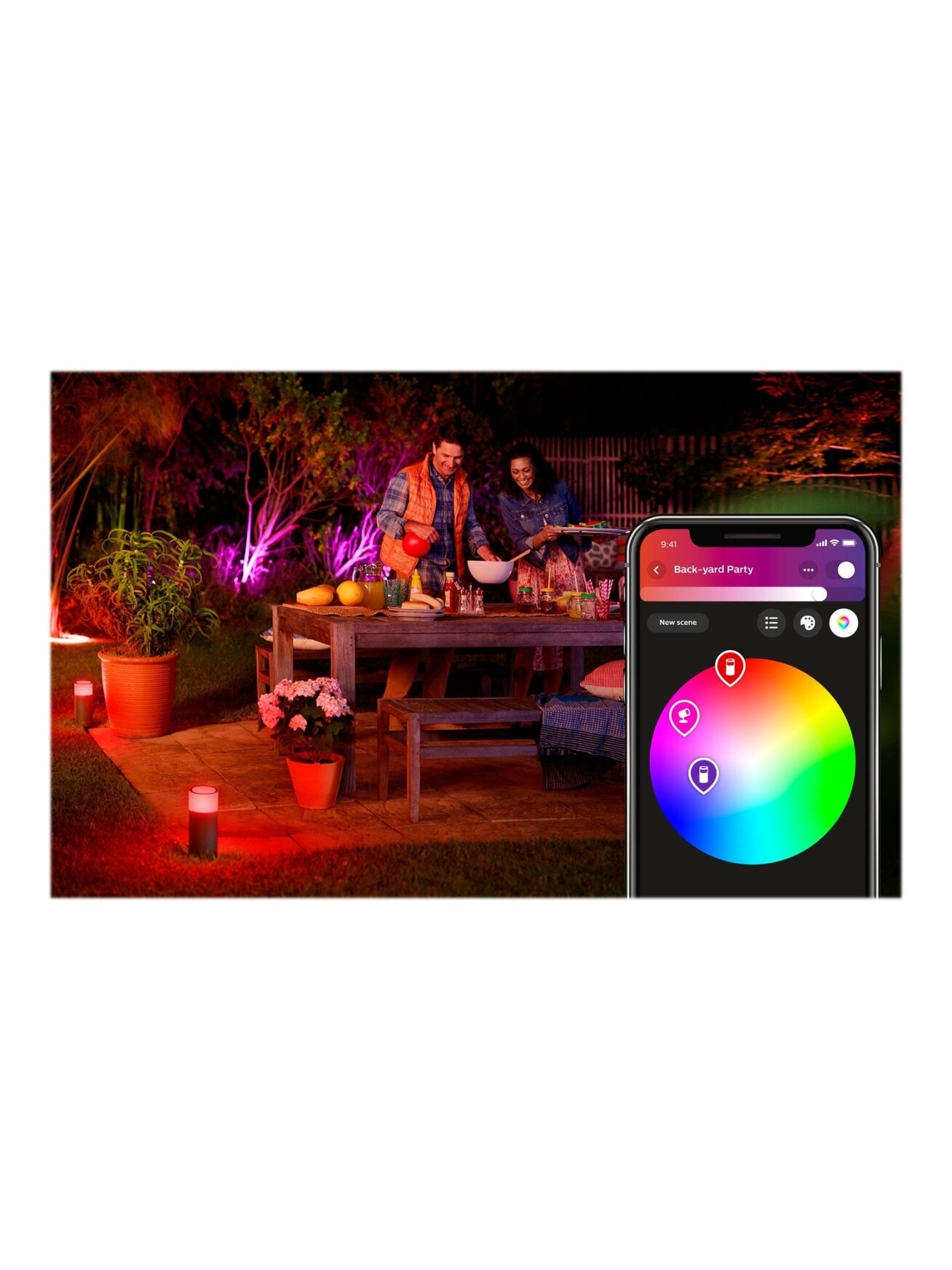 Philips Hue WCA Calla Outdoor Bollard, Black | 8 W | 2000-6500 Hue White Colour Ambiance 7 Philips Hue WCA Calla Outdoor Bollard, Black | 8 W | 2000-6500 Hue White Colour Ambiance 7