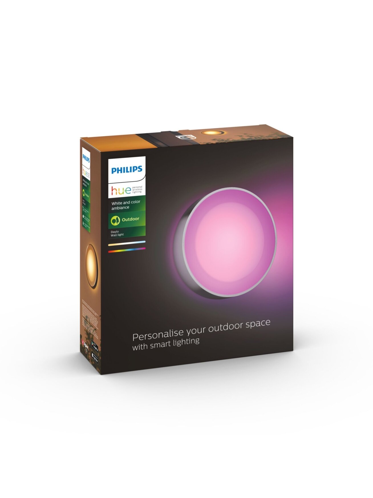 Philips Hue WCA Daylo Outdoor Wall Lantern, Inox | 15 W | 2000-6500 Hue White Colour Ambiance 2 Philips Hue WCA Daylo Outdoor Wall Lantern, Inox | 15 W | 2000-6500 Hue White Colour Ambiance 2