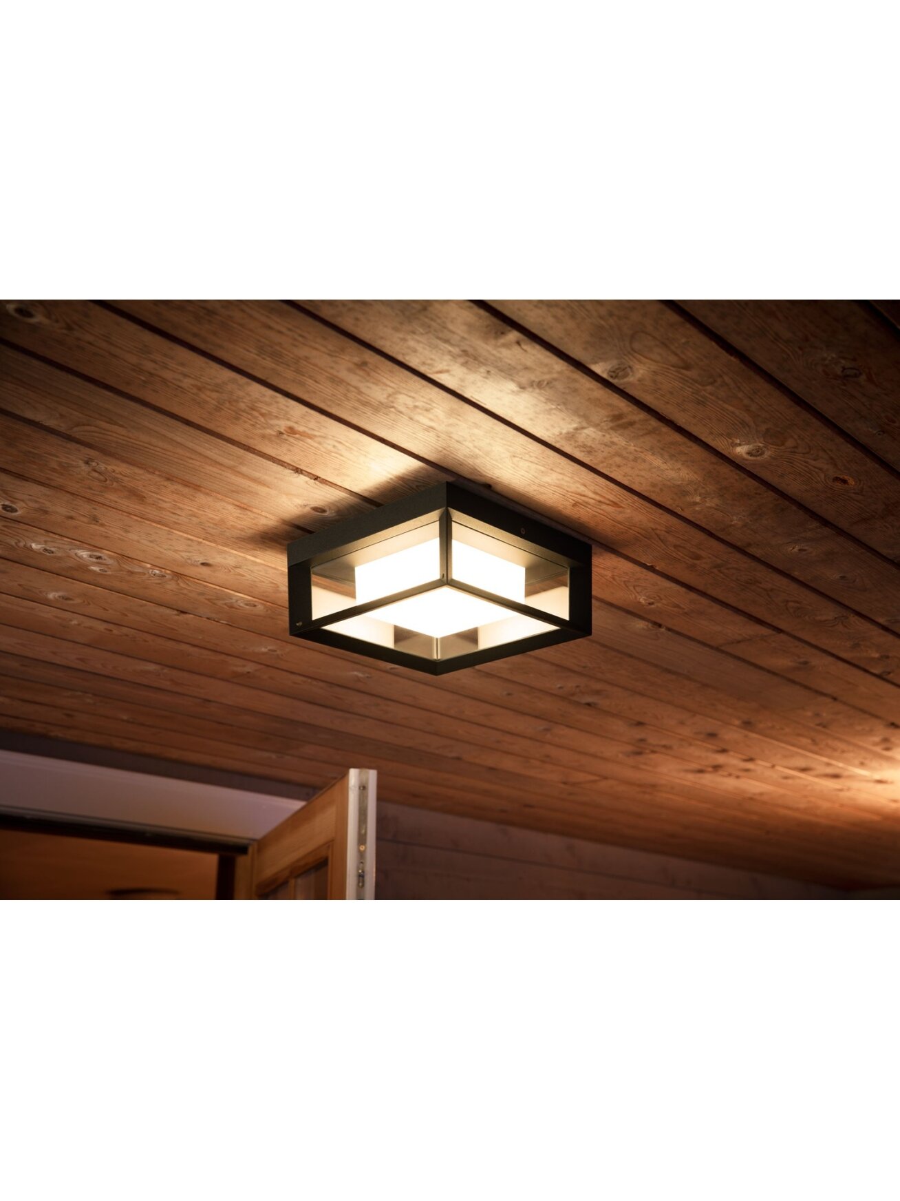 Philips Hue WCA Econic Outdoor Square Wall Lantern | 15 W | 2000-6500 Hue White Colour Ambiance 5 Philips Hue WCA Econic Outdoor Square Wall Lantern | 15 W | 2000-6500 Hue White Colour Ambiance 5