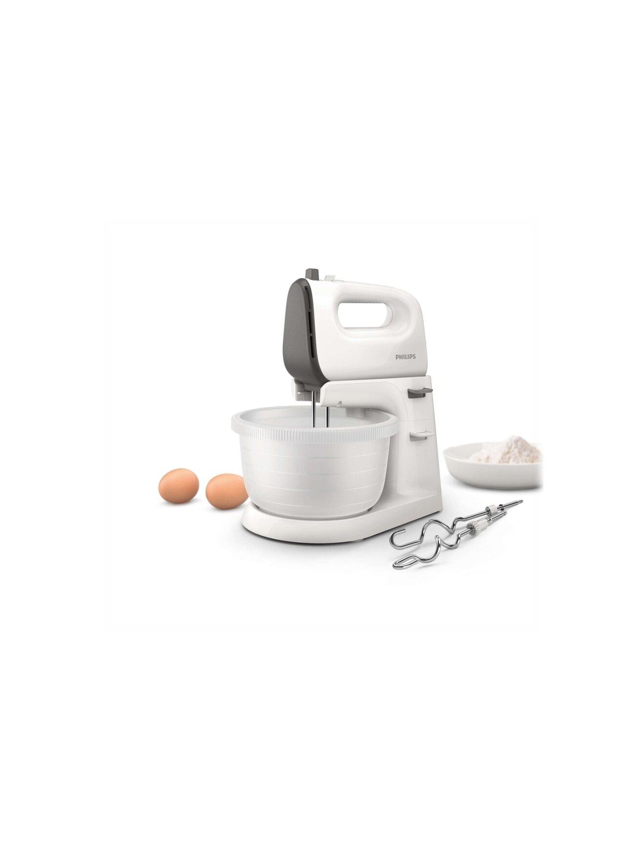 Philips | Mixer | HR3745/00 Series 5000 | Hand Mixer | 450 W | Number of speeds 5 | Turbo mode | White 1 Philips | Mixer | HR3745/00 Series 5000 | Hand Mixer | 450 W | Number of speeds 5 | Turbo mode | White 1