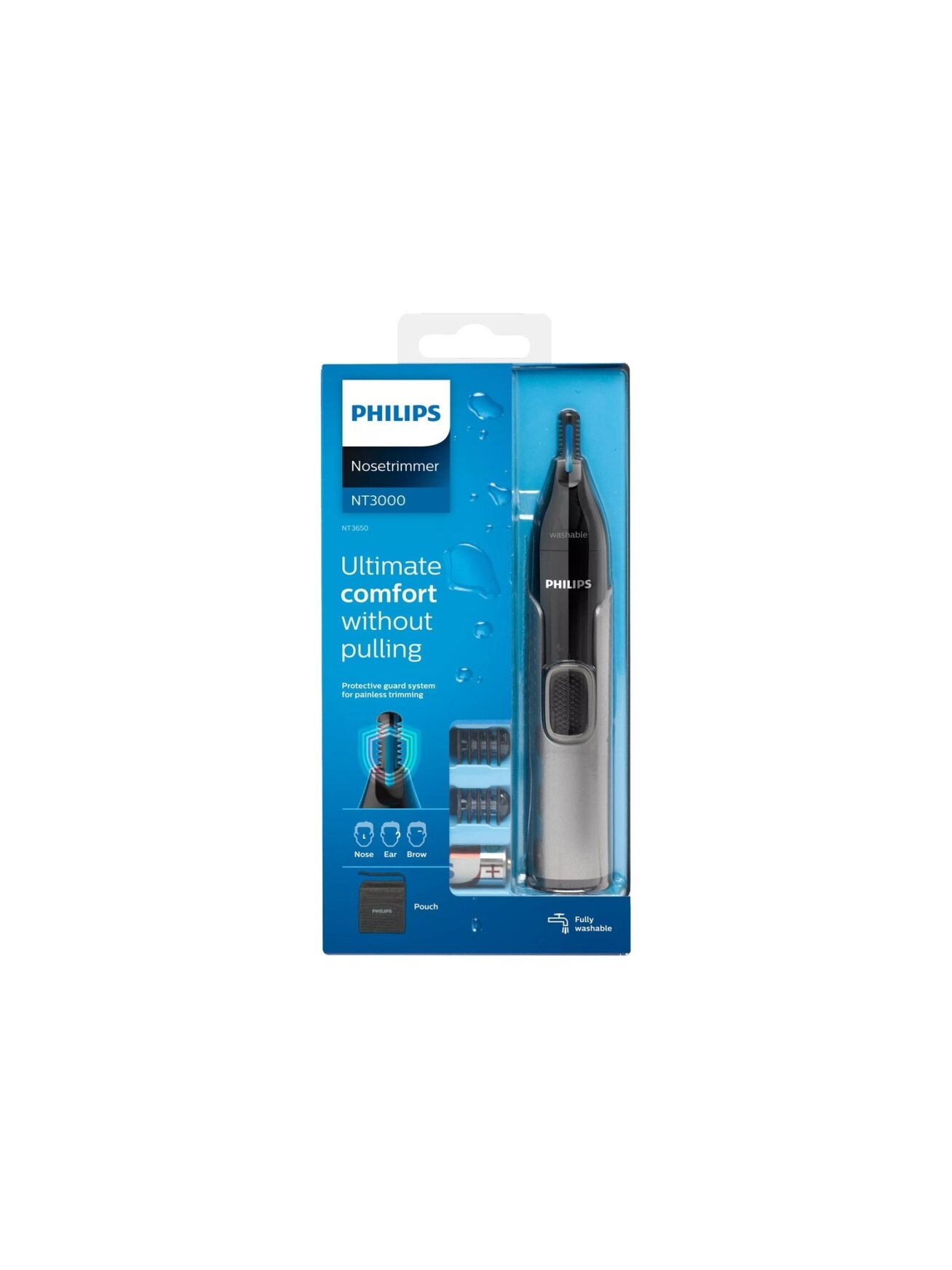 Philips | Nose, Ear and Eyebrow Trimmer | NT3650/16 | Nose, ear and eyebrow trimmer | Grey 5