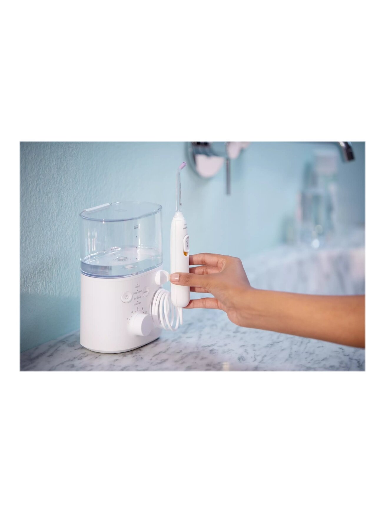Philips | Oral Irrigator | HX3911/40 Sonicare Power Flosser 7000 | 600 ml | Number of heads 4 | White 5