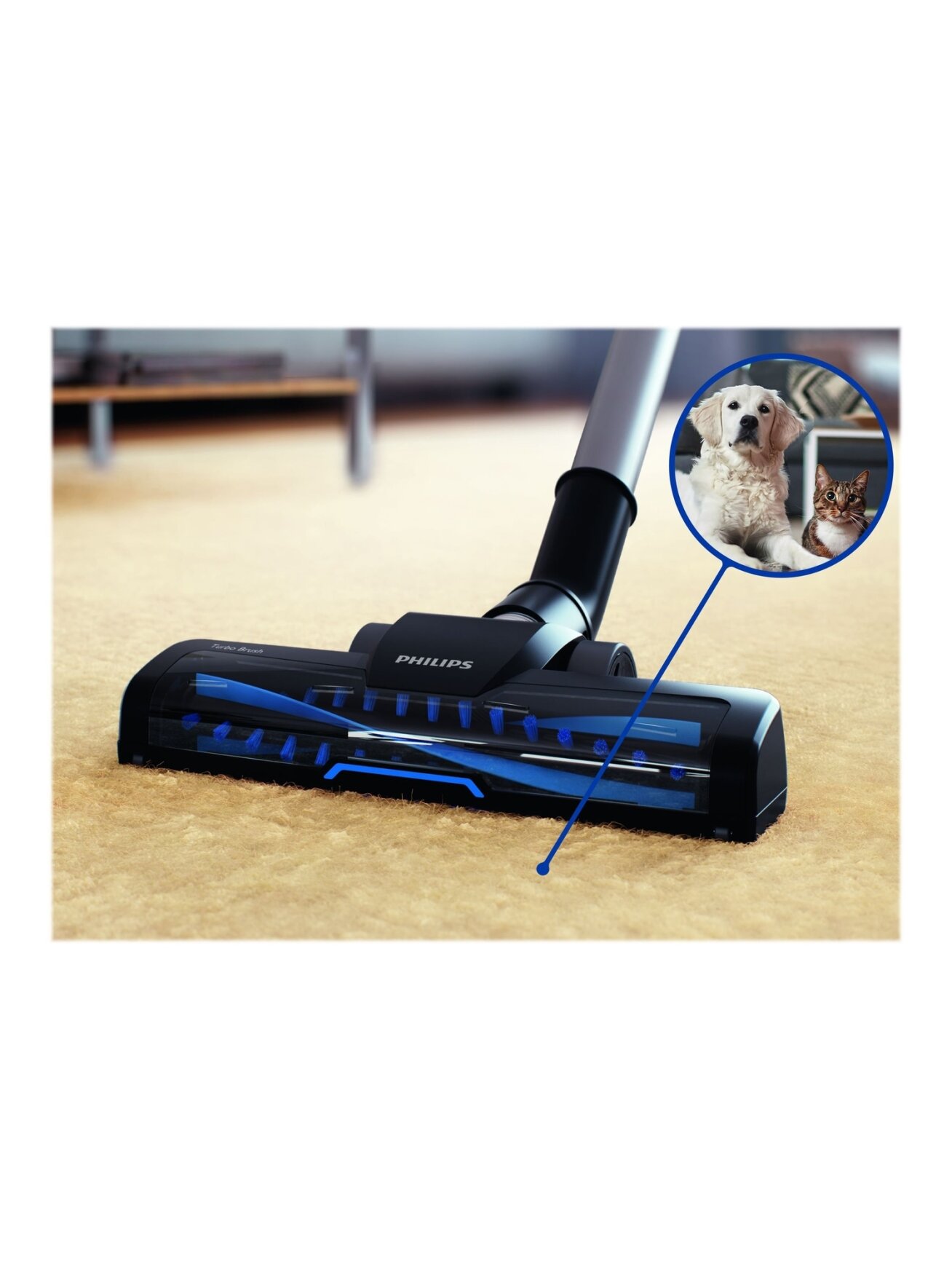 Philips | Vacuum cleaner | PowerPro Active FC9556/09 | Bagless | Power 900 W | Dust capacity 1.5 L | Blue 8