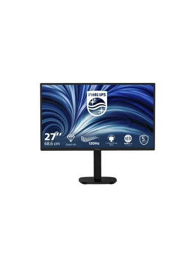 Philips 27B2N3500/00 | 27 " | IPS | QHD | 16:9 | 120 Hz | 2560 x 1440 pixels | HDMI ports quantity 2 | Black Philips 27B2N3500/00 | 27 " | IPS | QHD | 16:9 | 120 Hz | 2560 x 1440 pixels | HDMI ports quantity 2 | Black