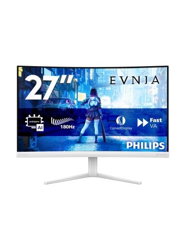 Philips | 27M2C5201L/00 | 27 " | VA | 16:9 | 180 Hz | 1 ms | 1920 x 1080 pixels | 300 cd/m² | HDMI ports quantity 2 | White