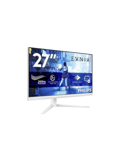 Philips 27M2N5201P/00 | 27 " | Fast IPS | FHD | 16:9 | 260 Hz | 1 ms | 1920 x 1080 pixels | 300 cd/m² | HDMI ports quantity 2 | White Philips 27M2N5201P/00 | 27 " | Fast IPS | FHD | 16:9 | 260 Hz | 1 ms | 1920 x 1080 pixels | 300 cd/m² | HDMI ports quantity 2 | White