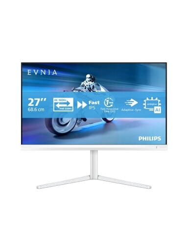 Philips 27M2N5901A/00 | 27 " | Fast IPS | UHD | 16:9 | 160 Hz | 1 ms | 3840 x 2160 pixels | 350 cd/m² | HDMI ports quantity 2 | White Philips 27M2N5901A/00 | 27 " | Fast IPS | UHD | 16:9 | 160 Hz | 1 ms | 3840 x 2160 pixels | 350 cd/m² | HDMI ports quantity 2 | White