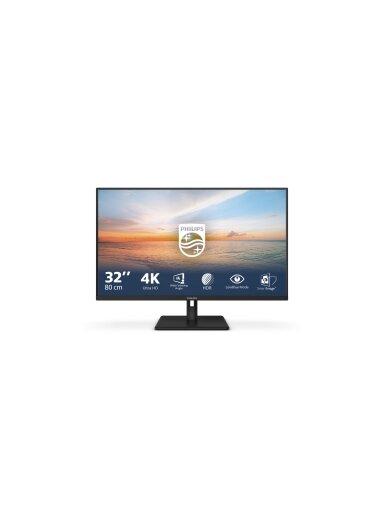 Philips | 32E1N1800LA/00 | 31.5 " | VA | 16:9 | 60 Hz | 4 ms | 3840 x 2160 pixels | 300 cd/m² | HDMI ports quantity 2