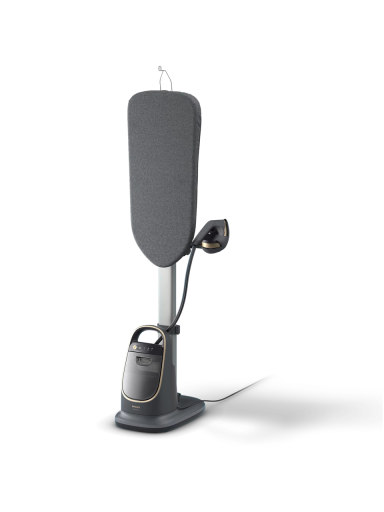Philips 8500 Series All-in-One Ironing Solution | AIS8540/80 | Stand Steamer | 2200 W | 1.2 L | 90 g/min | Dark slate/Gold Philips 8500 Series All-in-One Ironing Solution | AIS8540/80 | Stand Steamer | 2200 W | 1.2 L | 90 g/min | Dark slate/Gold