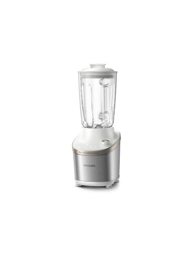 Philips | Atlantic High Speed Blender | HR3760/01 7000 Series | Tabletop | 1500 W | Jar material Glass | Jar capacity 2 L | Ice crushing | Metal/White Philips | Atlantic High Speed Blender | HR3760/01 7000 Series | Tabletop | 1500 W | Jar material Glass | Jar capacity 2 L | Ice crushing | Metal/White