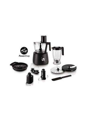 Philips | Avance Collection | Food processor | Food procesor | Bowl capacity 2.2 L | 1000 W | Black Philips | Avance Collection | Food processor | Food procesor | Bowl capacity 2.2 L | 1000 W | Black