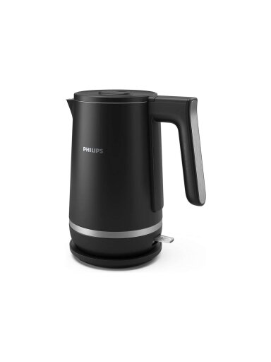 Philips Double Walled Kettle | HD9395/90 | Electric | 2200 W | 1.7 L | Stainless steel/Plastic | 360° rotational base | Black Philips Double Walled Kettle | HD9395/90 | Electric | 2200 W | 1.7 L | Stainless steel/Plastic | 360° rotational base | Black