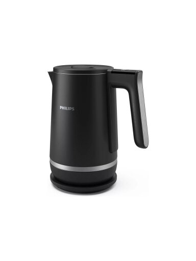 Philips | Double-walled Kettle | HD9396/90 7000 series | Electric | 2200 W | 1.7 L | Metal | 360° rotational base | Black