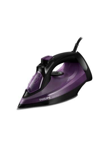 Philips | DST5030/80 | Steam Iron | 2400 W | Water tank capacity 320 ml | Continuous steam 45 g/min | Dark Purple Philips | DST5030/80 | Steam Iron | 2400 W | Water tank capacity 320 ml | Continuous steam 45 g/min | Dark Purple