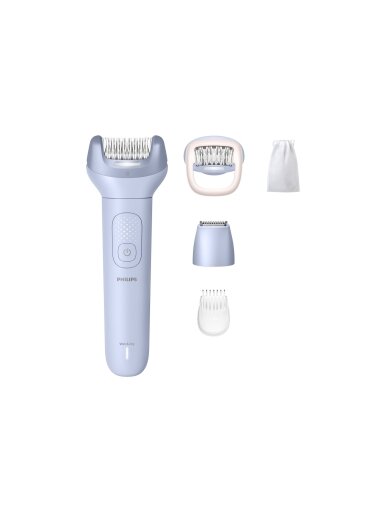 Philips Epilator | BRE711/00 Series 8000 | Operating time (max) 60 min | Number of power levels 2 | Wet & Dry | Blue Philips Epilator | BRE711/00 Series 8000 | Operating time (max) 60 min | Number of power levels 2 | Wet & Dry | Blue