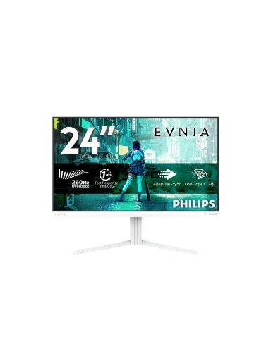 Philips Evnia 24M2N3201P/00 | 24 " | Fast IPS | FHD | 16:9 | 260 Hz | 1 ms | 1920 x 1080 pixels | 300 cd/m² | HDMI ports quantity 1 | White Philips Evnia 24M2N3201P/00 | 24 " | Fast IPS | FHD | 16:9 | 260 Hz | 1 ms | 1920 x 1080 pixels | 300 cd/m² | HDMI ports quantity 1 | White
