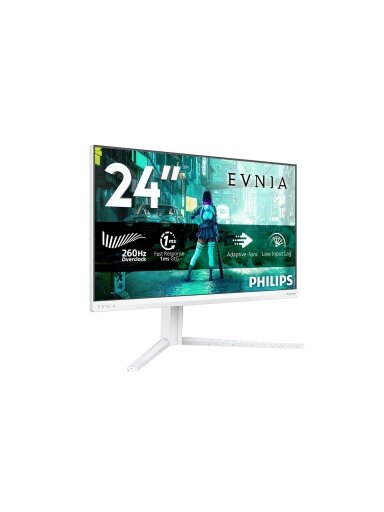 Philips Evnia 24M2N3201P/00 | 24 " | Fast IPS | FHD | 16:9 | 260 Hz | 1 ms | 1920 x 1080 pixels | 300 cd/m² | HDMI ports quantity 1 | White Philips Evnia 24M2N3201P/00 | 24 " | Fast IPS | FHD | 16:9 | 260 Hz | 1 ms | 1920 x 1080 pixels | 300 cd/m² | HDMI ports quantity 1 | White