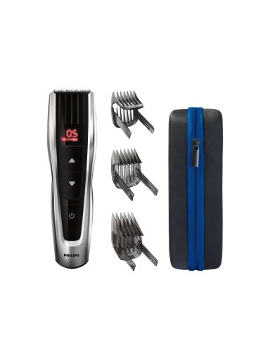 Philips | Hair clipper Series 9000 | HC9420/15 | Cordless or corded | Number of length steps 60 | Black/Silver