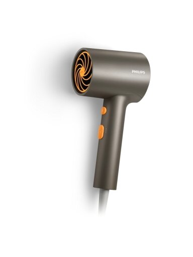 Philips | Hair Dryer | BHD321/00 3000 Series | 1600 W | Number of temperature settings 2 | Ionic function | Grey/Orange