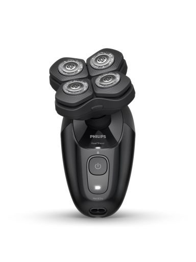 Philips Head Shaver | Pro 5000 Series HS5980/15 | Operating time (max) 60 min | Wet & Dry | Lithium | Deep Black