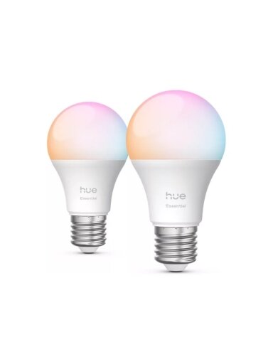 Philips Hue E WCA 806 A60 2P EU | E27 | 8 W | Bluetooth, Zigbee