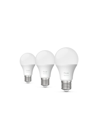 Philips Hue E WCA 806 A60 3P EU | E27 | 8 W | 16 million colours, White and colour light | Bluetooth and Zigbee
