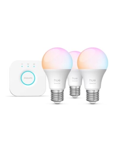 Philips Hue E WCA 806 A60 E27 3kit EU | E27 | 8 W | 16 million colours, White and colour light