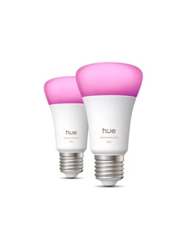 Philips Hue WCA 810 A60 2P EU | E27 | 6 W | White and colour light | Bluetooth and Zigbee