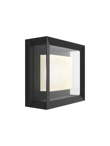 Philips Hue WCA Econic Outdoor Square Wall Lantern | 15 W | 2000-6500 Hue White Colour Ambiance Philips Hue WCA Econic Outdoor Square Wall Lantern | 15 W | 2000-6500 Hue White Colour Ambiance