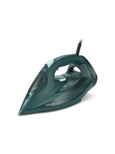 Philips | Iron | DST7050/70 | Steam Iron | 2800 W | Water tank capacity 300 ml | Continuous steam 50 g/min | Steam boost performance 250 g/min | Green Philips | Iron | DST7050/70 | Steam Iron | 2800 W | Water tank capacity 300 ml | Continuous steam 50 g/min | Steam boost performance 250 g/min | Green