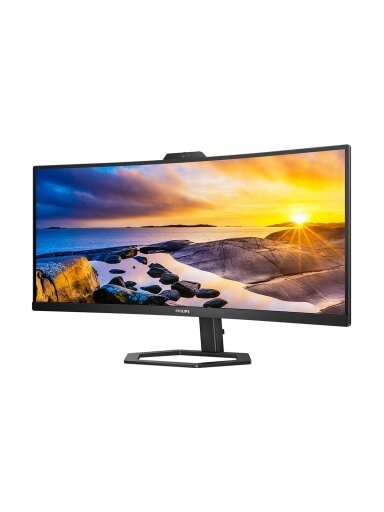 Philips | Monitor with Windows Hello Webcam | 34E1C5600HE/00 | 34 " | VA | 21:9 | 100 Hz | 4 ms | 3440 x 1440 pixels | 300 cd/m² | HDMI ports quantity 1 | Black | Warranty 36 month(s) Philips | Monitor with Windows Hello Webcam | 34E1C5600HE/00 | 34 " | VA | 21:9 | 100 Hz | 4 ms | 3440 x 1440 pixels | 300 cd/m² | HDMI ports quantity 1 | Black | Warranty 36 month(s)
