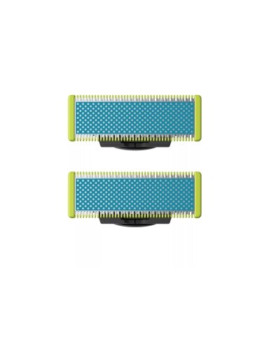 Philips | Replaceable blade (2 pcs) | QP225/50 OneBlade | Black/Green