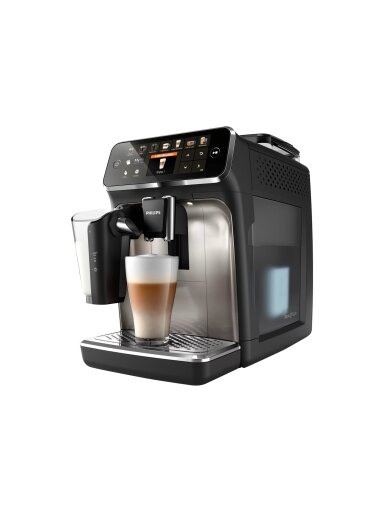 Philips | Series 5400 Coffee Maker | EP5447/90 | Pump pressure 15 bar | Built-in milk frother | Fully Automatic | 1500 W | Black