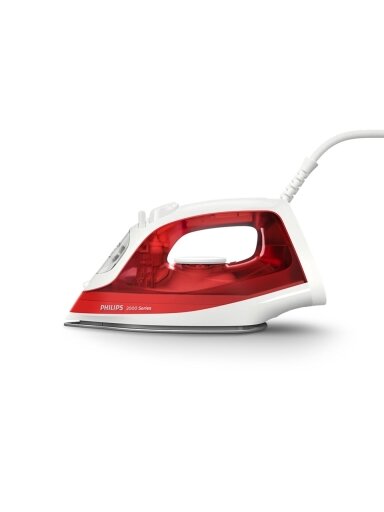 Philips Steam Iron | DST2010/40 2000 Series | Steam Iron | 2000 W | Water tank capacity 250 ml | Continuous steam 25 g/min | Steam boost performance 100 g/min | Red Philips Steam Iron | DST2010/40 2000 Series | Steam Iron | 2000 W | Water tank capacity 250 ml | Continuous steam 25 g/min | Steam boost performance 100 g/min | Red