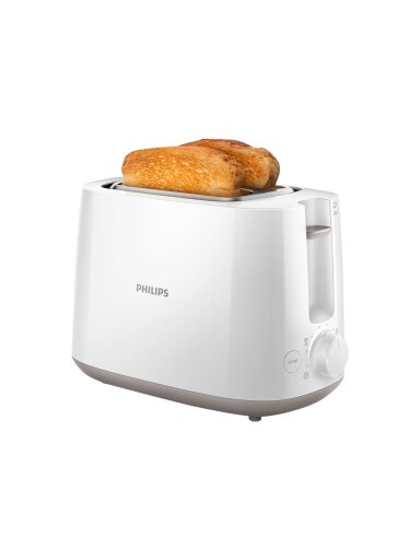Philips | Toaster | HD2581/00 Daily Collection | Power  760-900 W | Number of slots 2 | Housing material Plastic | White