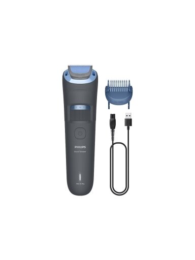 Philips Trimmer | BT3617/15 Series 3000 | Cordless | Wet & Dry | Number of length steps 20 | Dark Grey