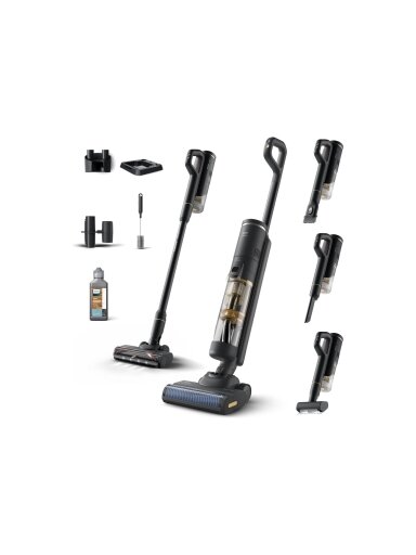 Philips Vacuum cleaner | XW7264/11 AquaTrio 7000 series | Cordless operating | Handstick | Washing function | 160 W | 21.6 V | Black Philips Vacuum cleaner | XW7264/11 AquaTrio 7000 series | Cordless operating | Handstick | Washing function | 160 W | 21.6 V | Black