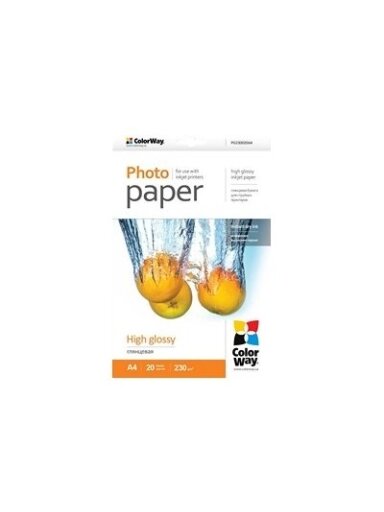 Photo Paper 20 pc. | PG230020A4 | Glossy | 230 g/m² | A4