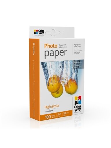 Photo Paper | PG2601004R | Glossy | White | 260 g/m² | 10 x 15 cm