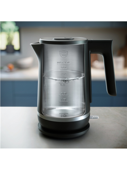 Philips Double Walled Kettle | HD9395/90 | Electric | 2200 W | 1.7 L | Stainless steel/Plastic | 360° rotational base | Black 4