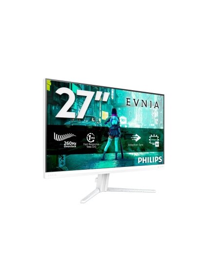 Philips Evnia 27M2N3201PL/00 | 27 " | Fast IPS | FHD | 16:9 | 260 Hz | 1 ms | 1920 x 1080 pixels | 300 cd/m² | HDMI ports quantity 1 | White 2 Philips Evnia 27M2N3201PL/00 | 27 " | Fast IPS | FHD | 16:9 | 260 Hz | 1 ms | 1920 x 1080 pixels | 300 cd/m² | HDMI ports quantity 1 | White 2