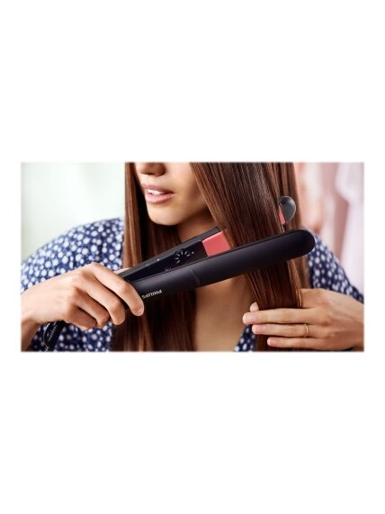 Philips | Hair Straitghtener | BHS376/00 StraightCare Essential | Ceramic heating system | Temperature (min) 160 °C | Temperature (max) 230 °C | Black 11 Philips | Hair Straitghtener | BHS376/00 StraightCare Essential | Ceramic heating system | Temperature (min) 160 °C | Temperature (max) 230 °C | Black 11