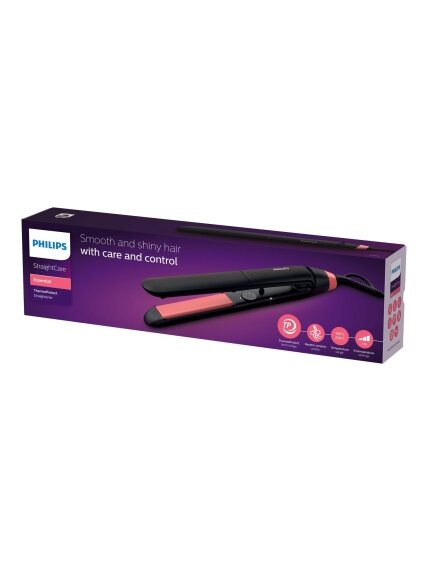 Philips | Hair Straitghtener | BHS376/00 StraightCare Essential | Ceramic heating system | Temperature (min) 160 °C | Temperature (max) 230 °C | Black 14 Philips | Hair Straitghtener | BHS376/00 StraightCare Essential | Ceramic heating system | Temperature (min) 160 °C | Temperature (max) 230 °C | Black 14