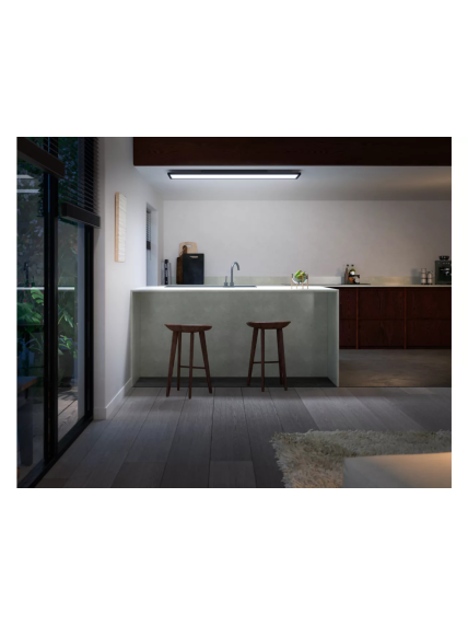 Philips Hue Aurelle rectangular panel light, Black, 120 x 30 cm | 2200-6500 Hue White Ambiance 3