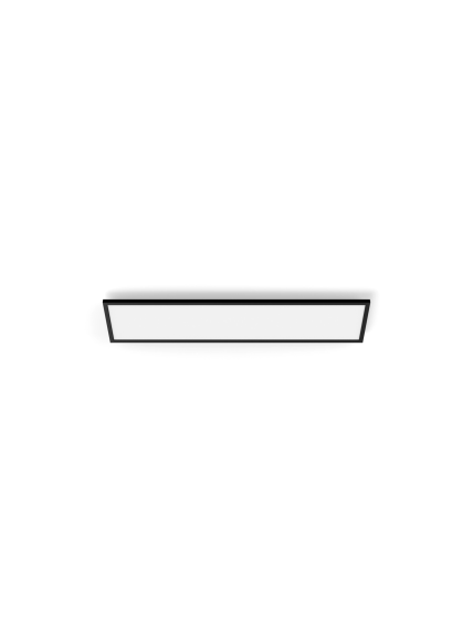 Philips Hue Aurelle rectangular panel light, Black, 120 x 30 cm | 2200-6500 Hue White Ambiance 1