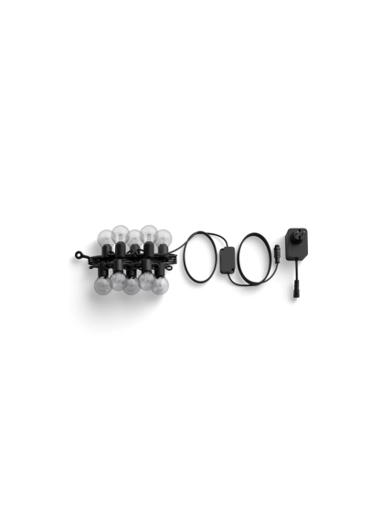 Philips Hue Festavia Globe Outdoor Fairy Lights, 7 m | 30 W | Bluetooth, Zigbee 4
