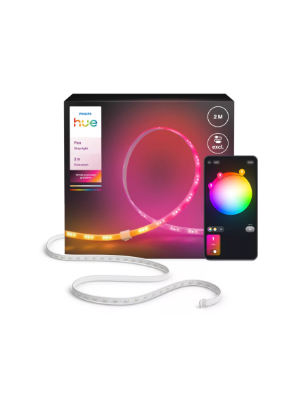Philips Hue Flux strip light extension, 2 m | 19.5 W | Multicolour light | Bluetooth, Zigbee 1 Philips Hue Flux strip light extension, 2 m | 19.5 W | Multicolour light | Bluetooth, Zigbee 1