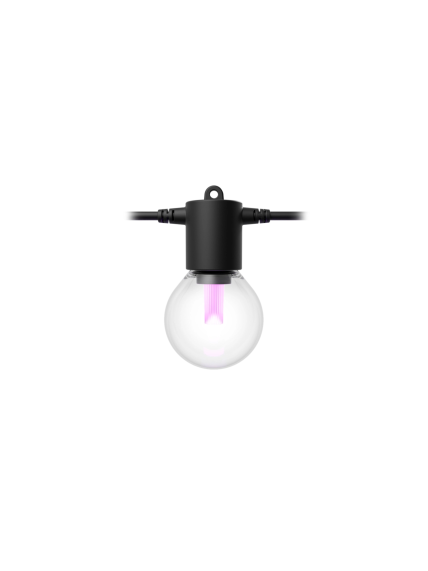 Philips Hue Hue Festavia Globe Outdoor String Lights, 14m Extension | 30 W 2