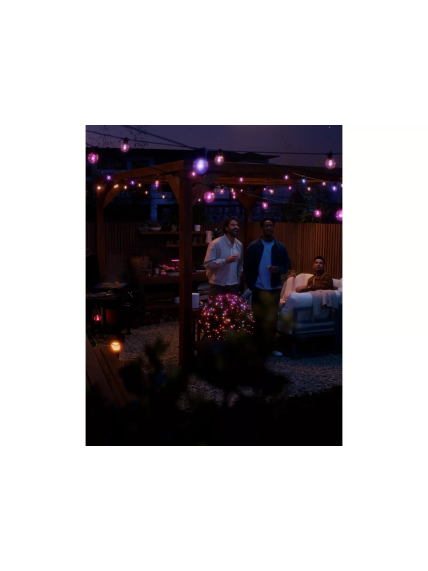 Philips Hue Hue Festavia Globe Outdoor String Lights, 21m Extension | 30 W 9 Philips Hue Hue Festavia Globe Outdoor String Lights, 21m Extension | 30 W 9