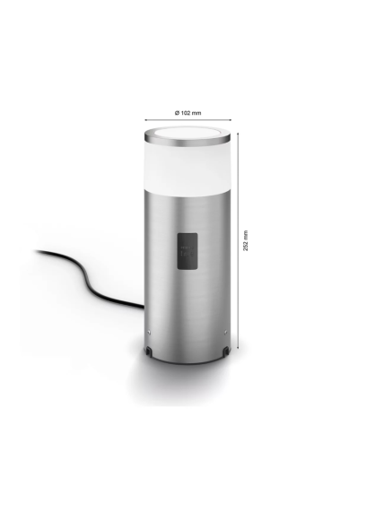 Philips Hue Hue WCA Calla Outdoor Bollard 3 Philips Hue Hue WCA Calla Outdoor Bollard 3